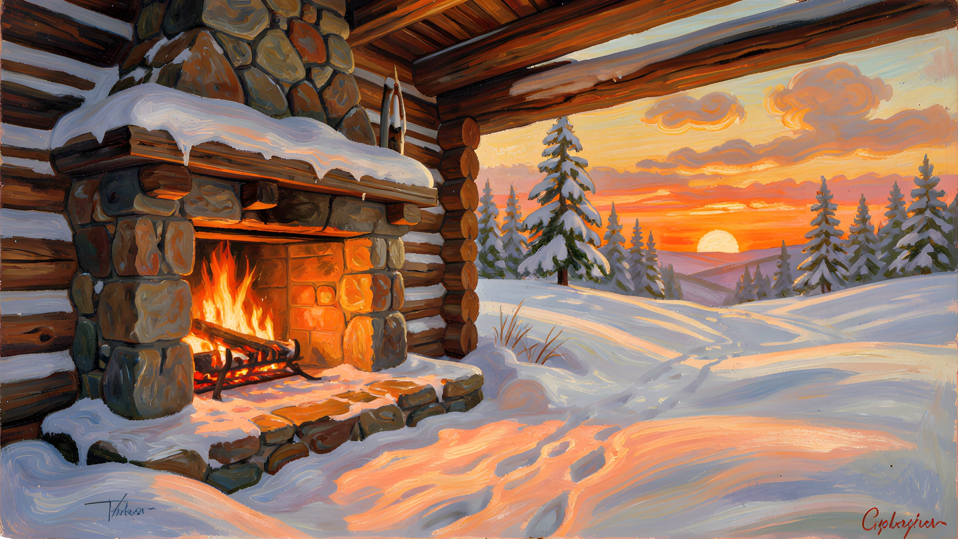 Winter Morning Glow