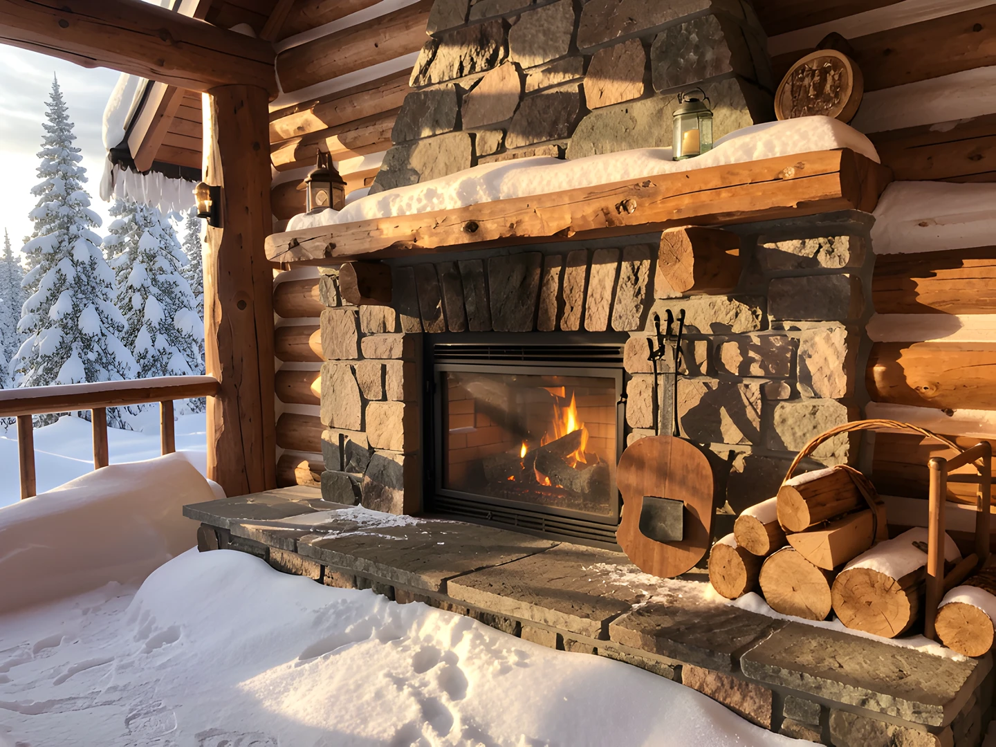 Cozy Winter Scene