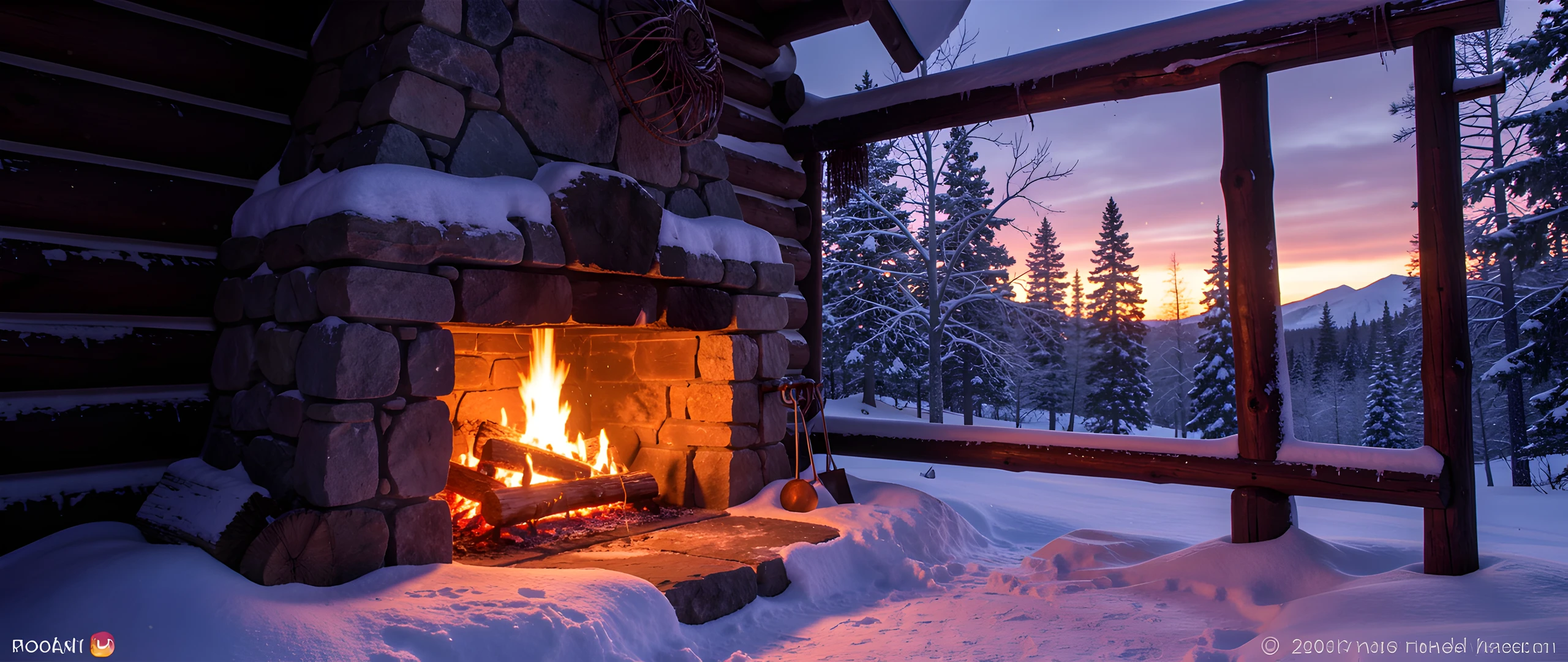 Cozy Winter Scene