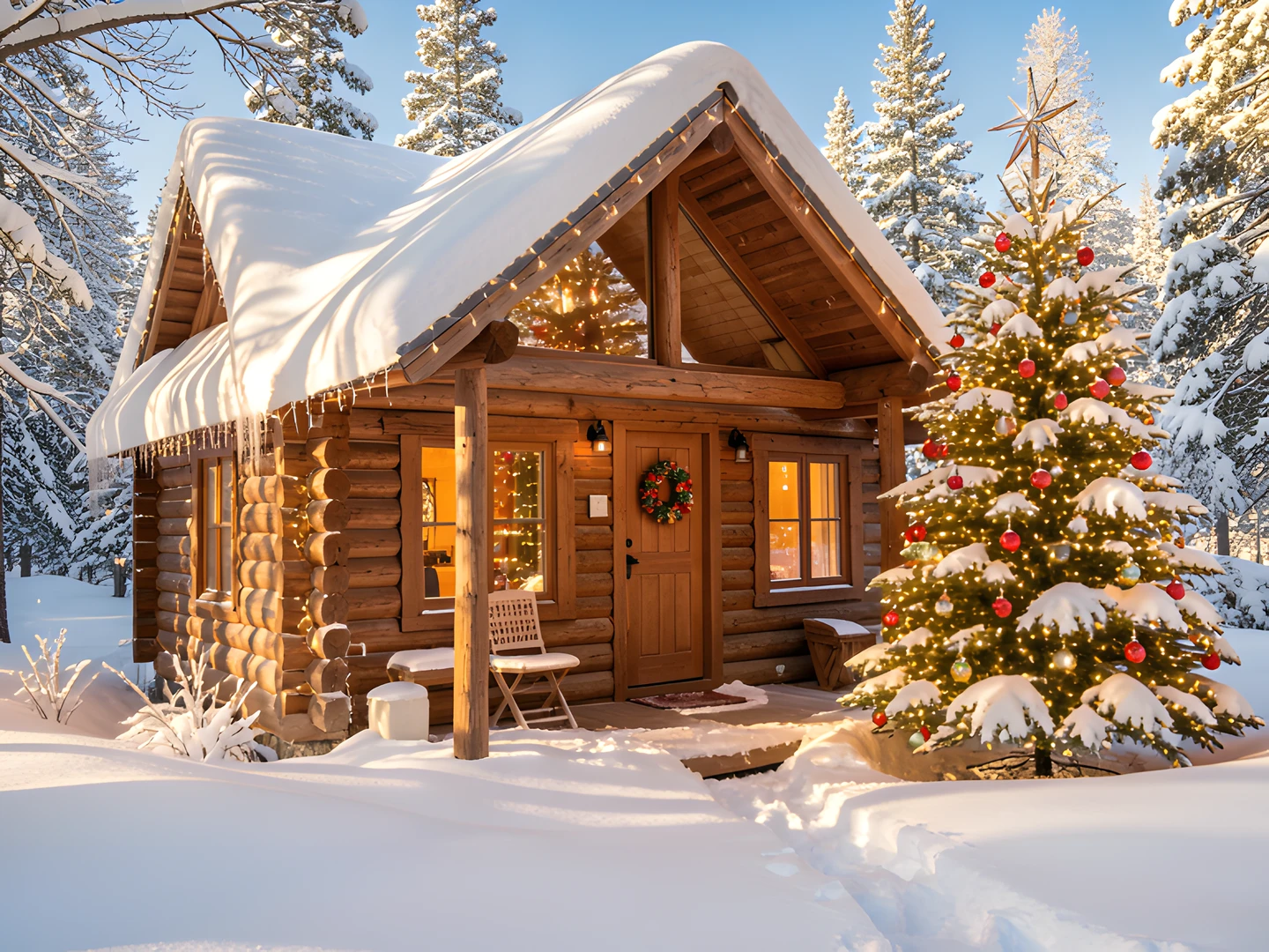 Winter Woodland Scene