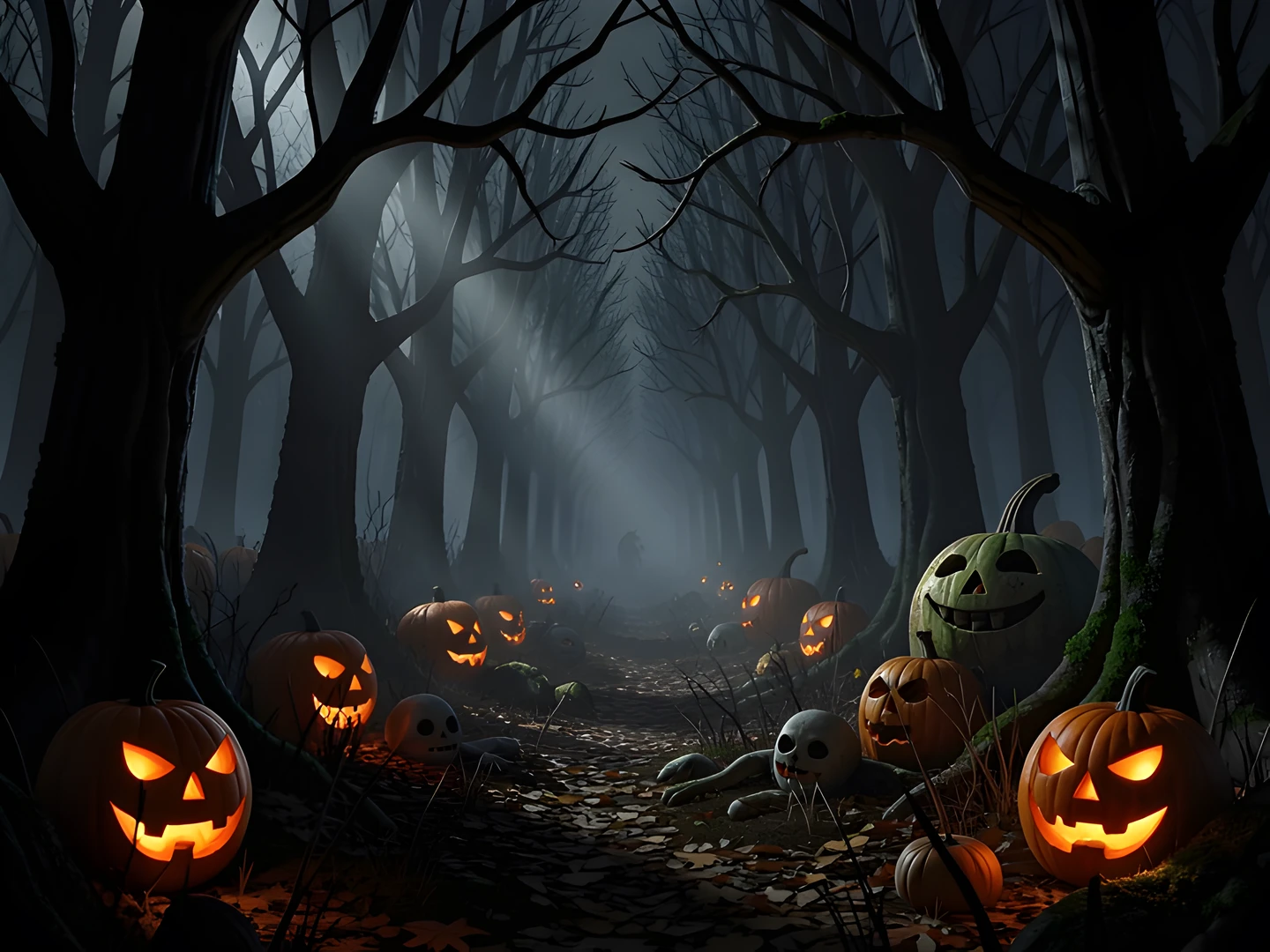 Haunted Twilight Woods