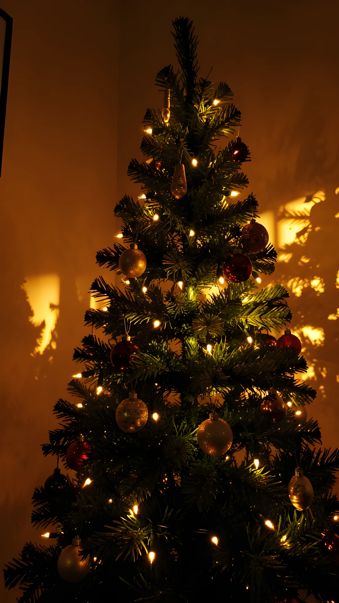Golden Christmas Tree