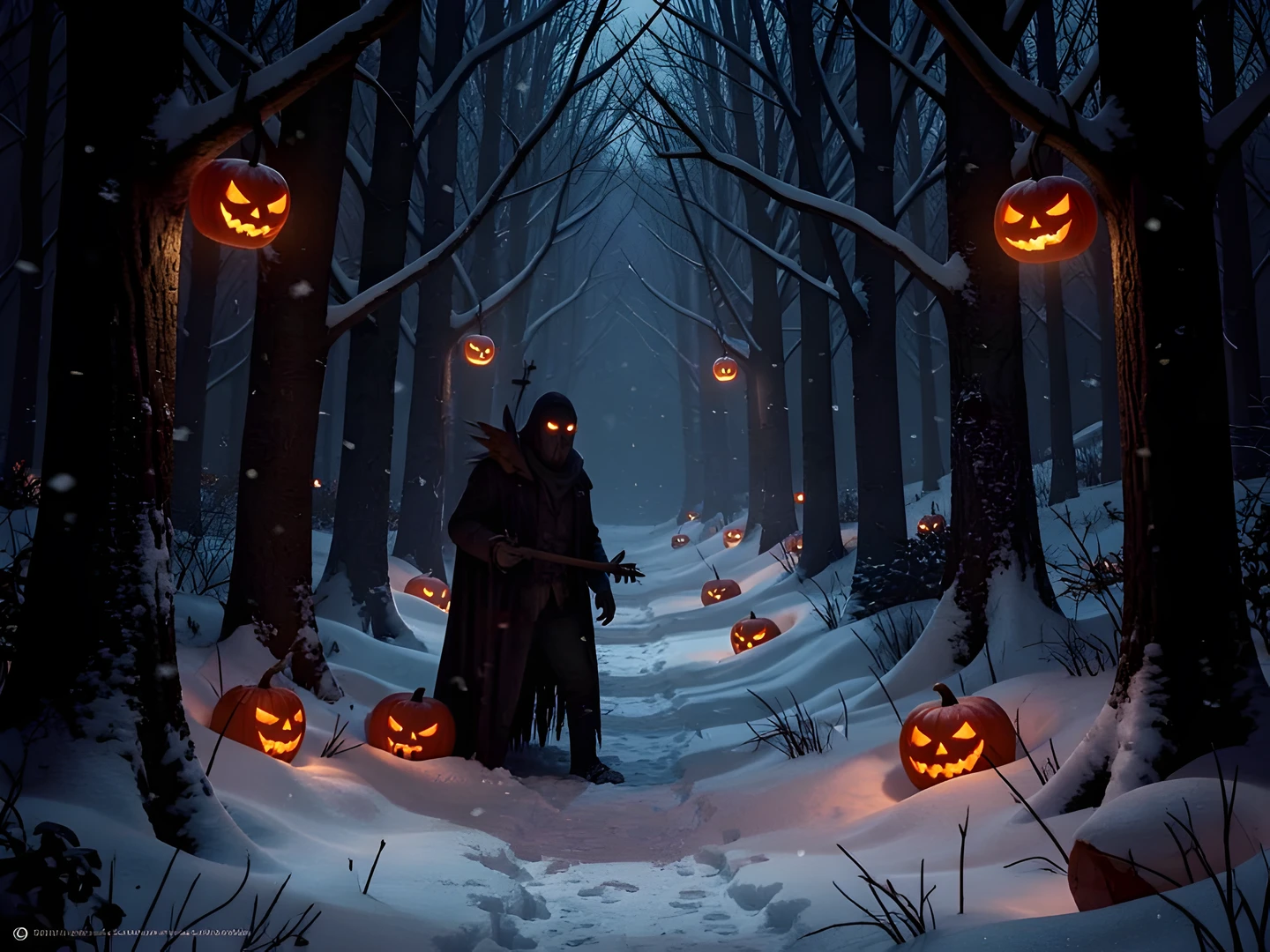 Haunted Winter Night