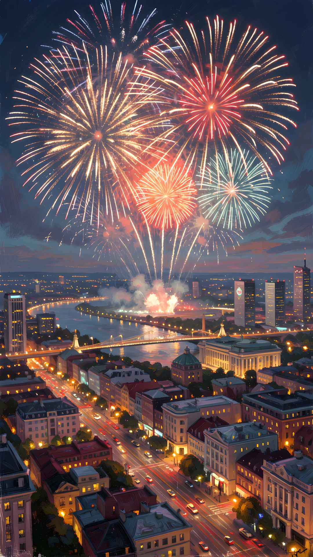 Impressionist Fireworks