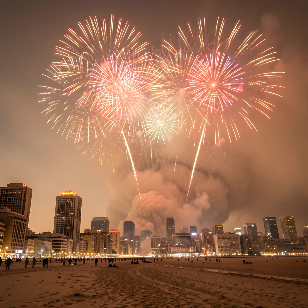 Fireworks At Noon