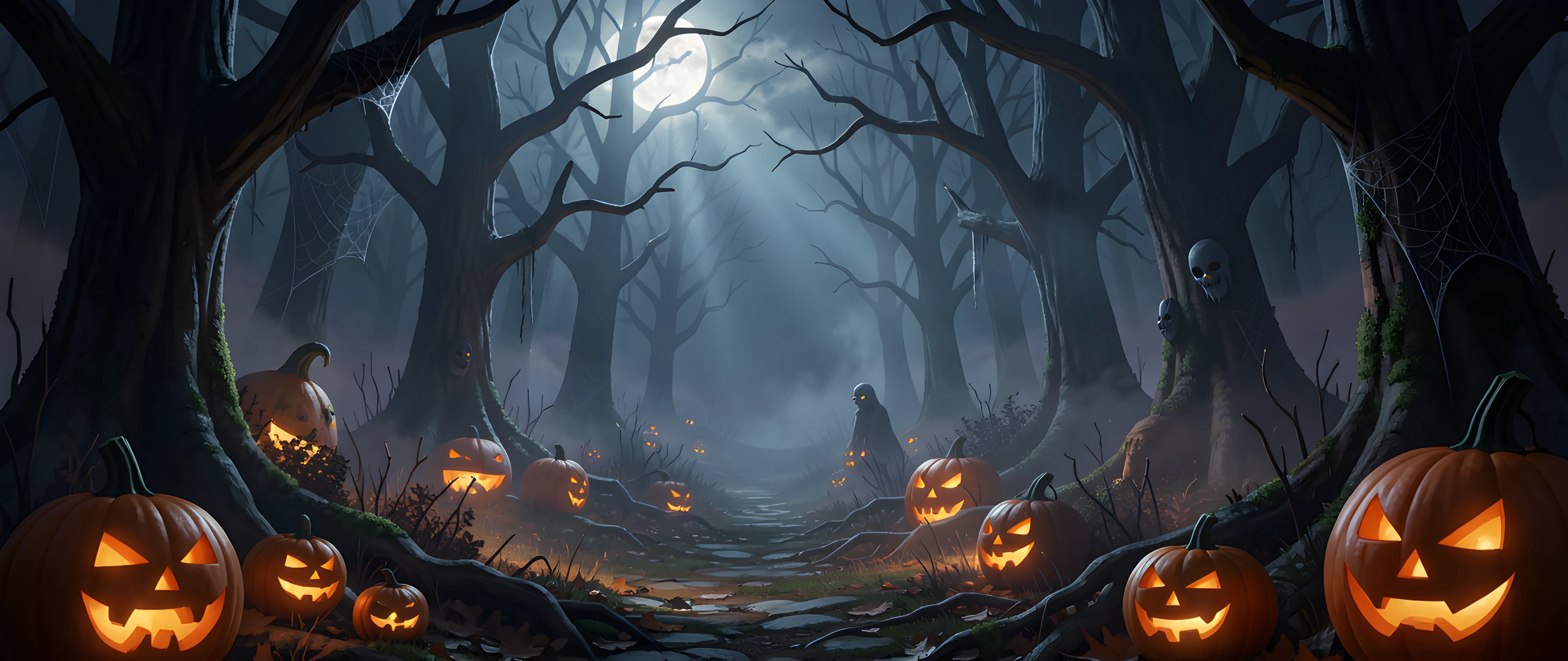 Haunted Twilight Woods