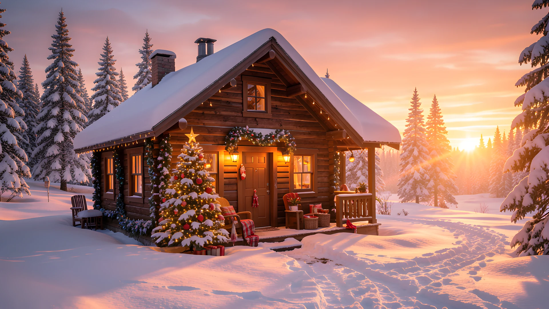 Winter Wonderland Scene
