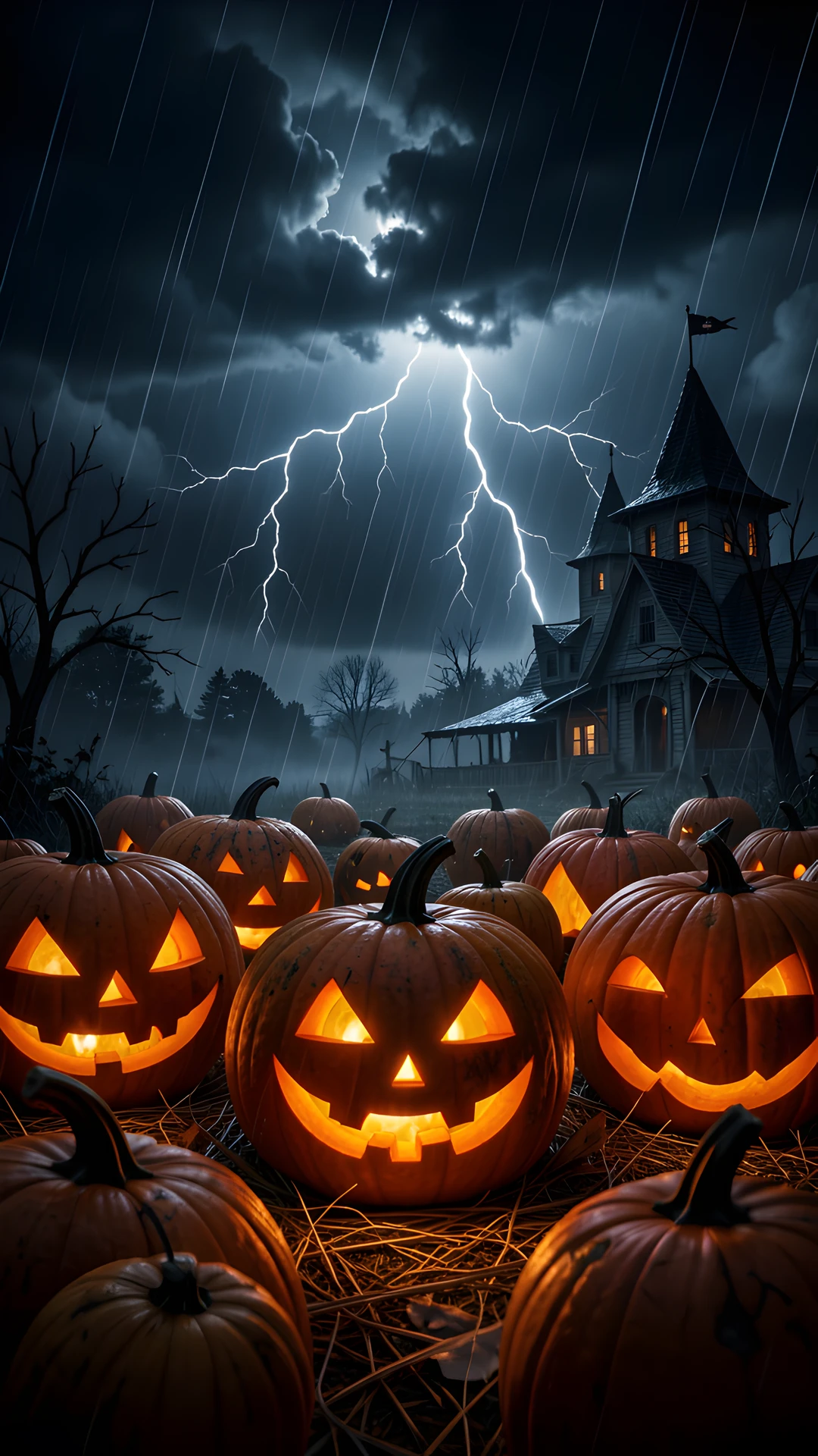 Dark Pumpkin Storm