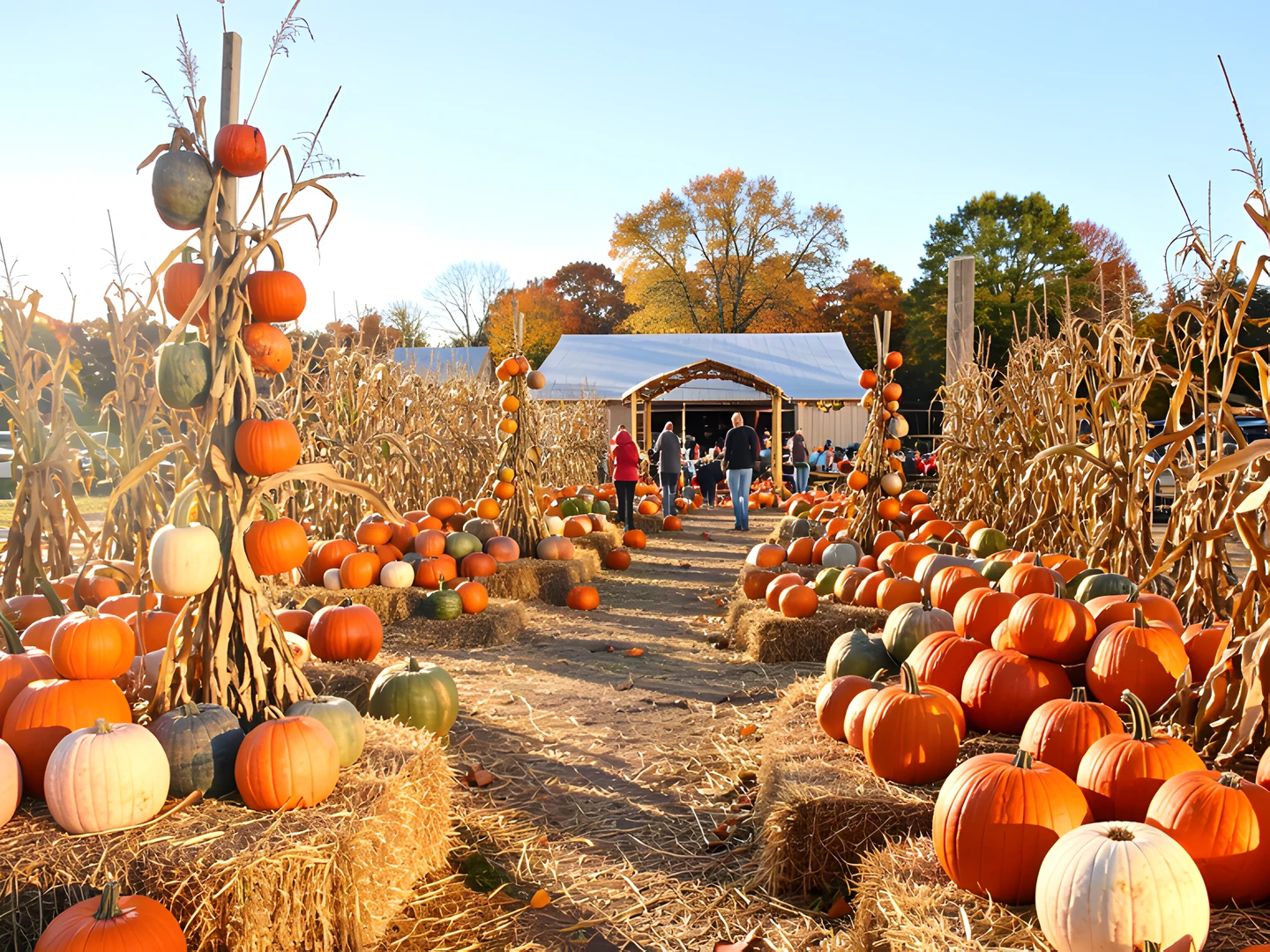Pumpkin Patch Scene