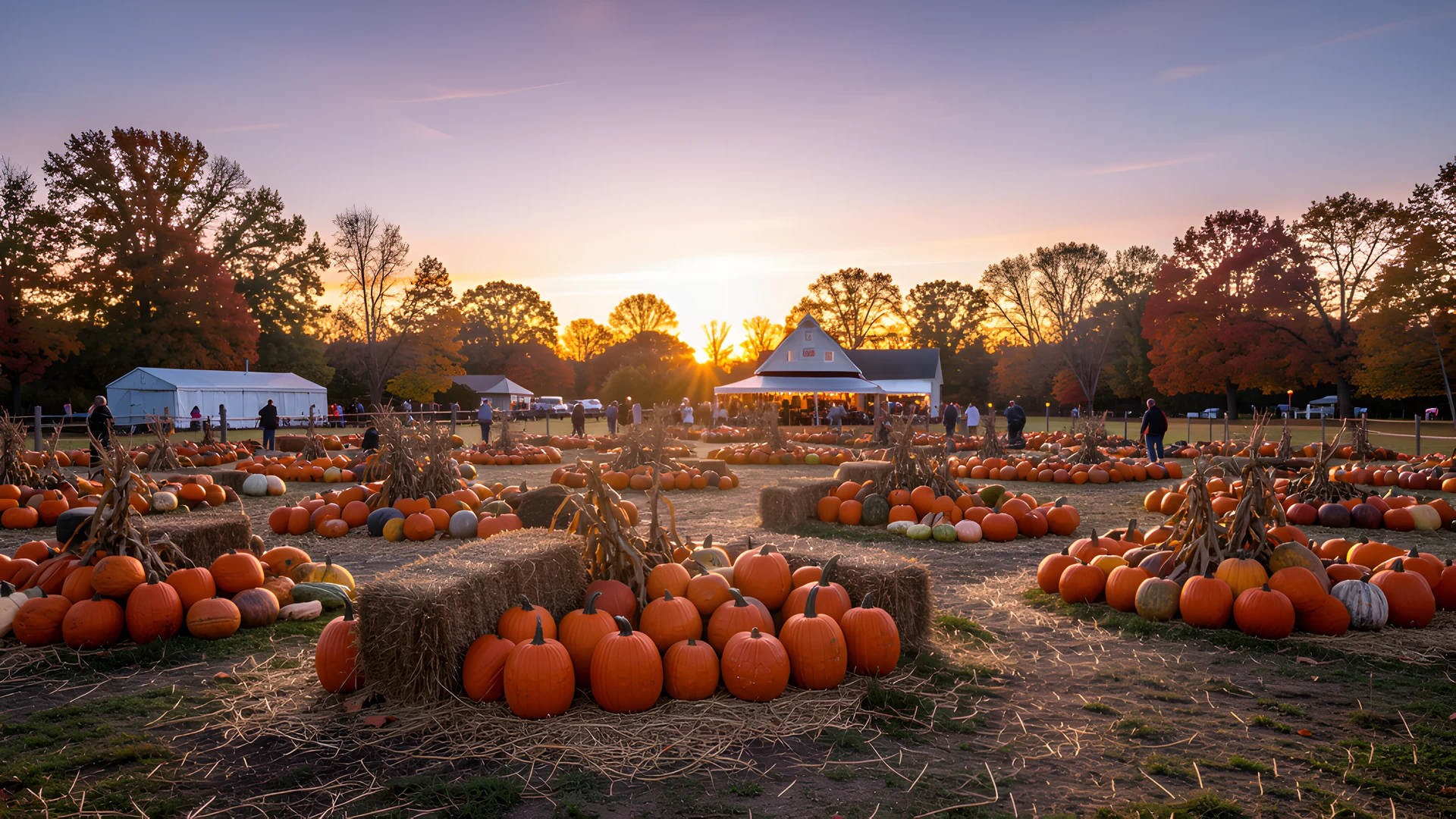 Golden Pumpkin Fields
