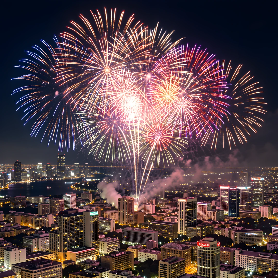 Fireworks Macro Urban