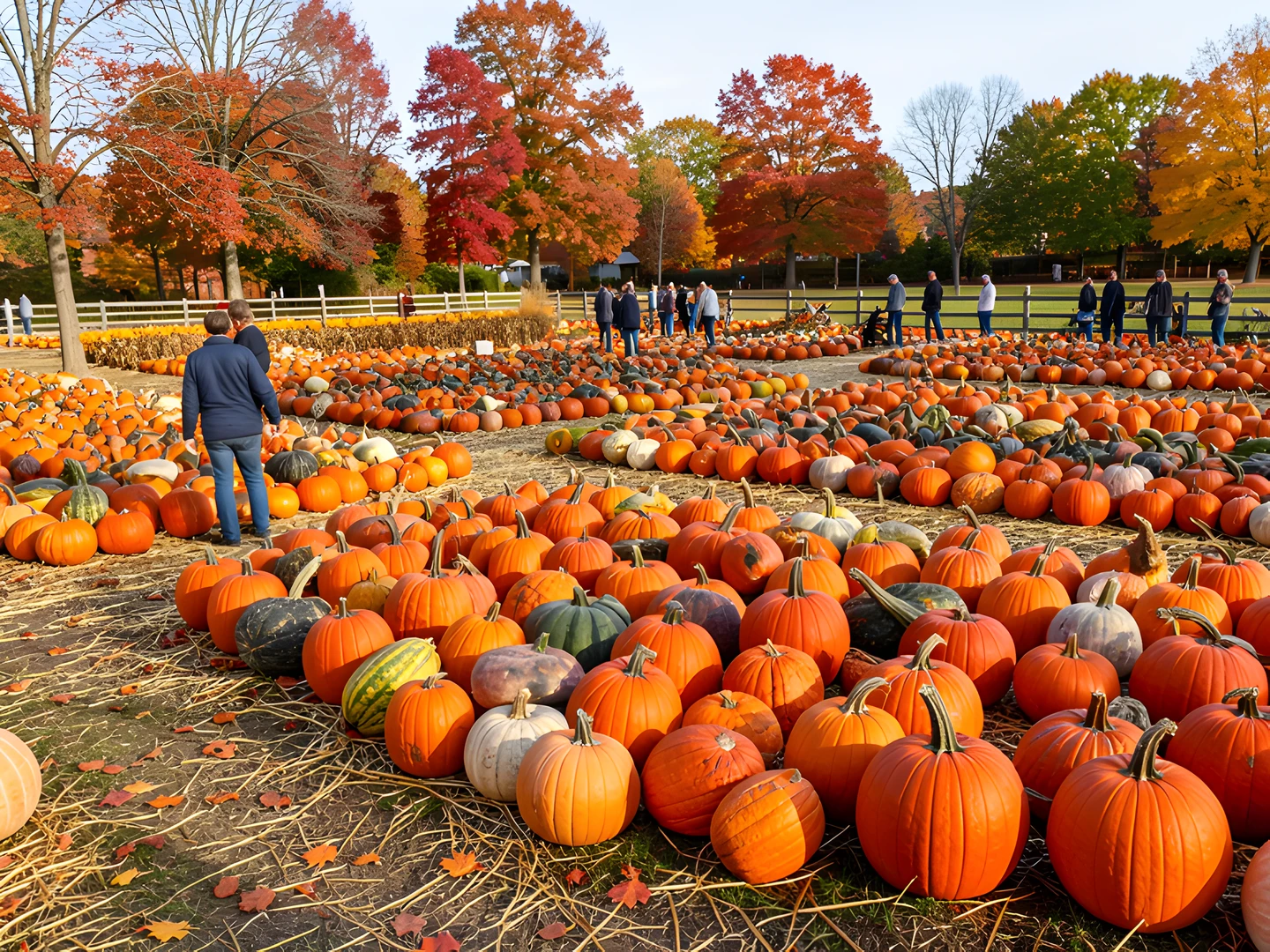 Pumpkin Patch Scene