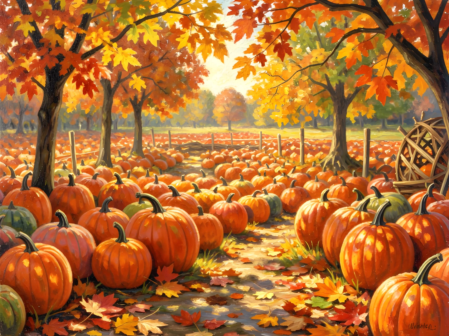 Harvest Sunset Glow