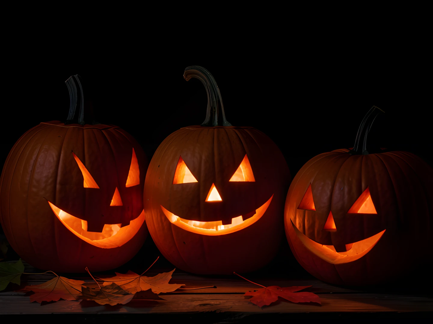 Shadows On Pumpkins