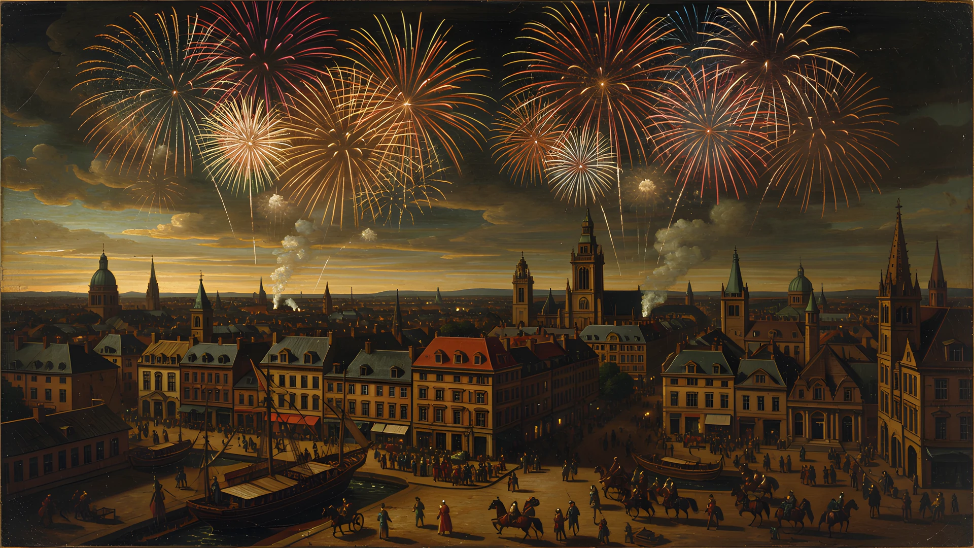 Fireworks Night Rembrandts