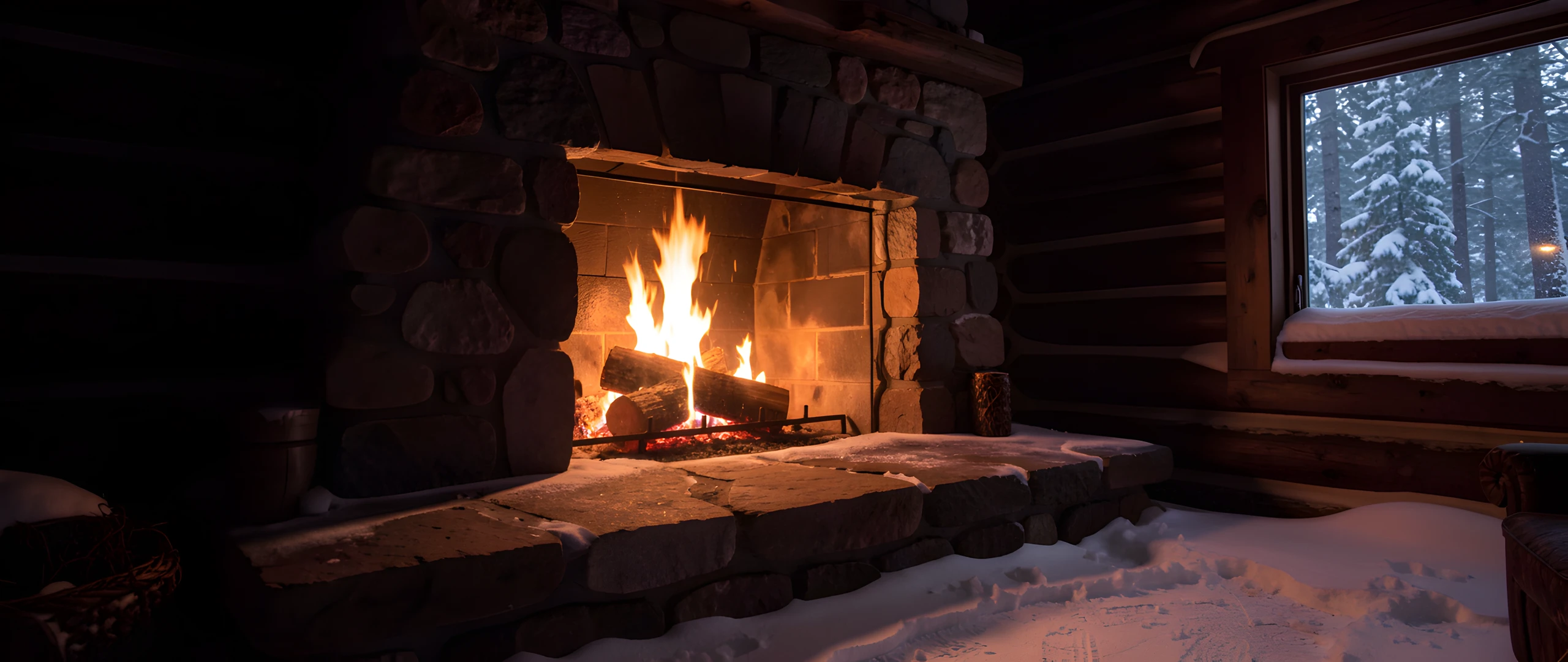 Cozy Winter Cabin