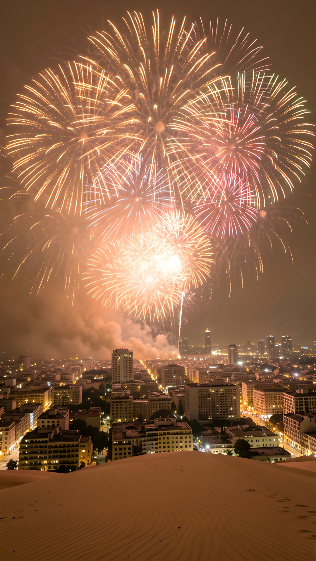 Fireworks Night Sky