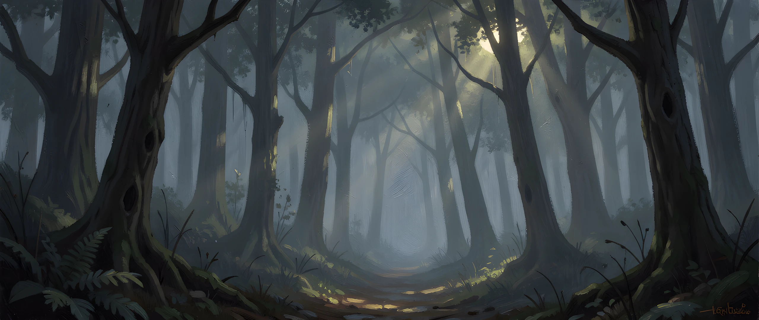 Misty Village Underwater