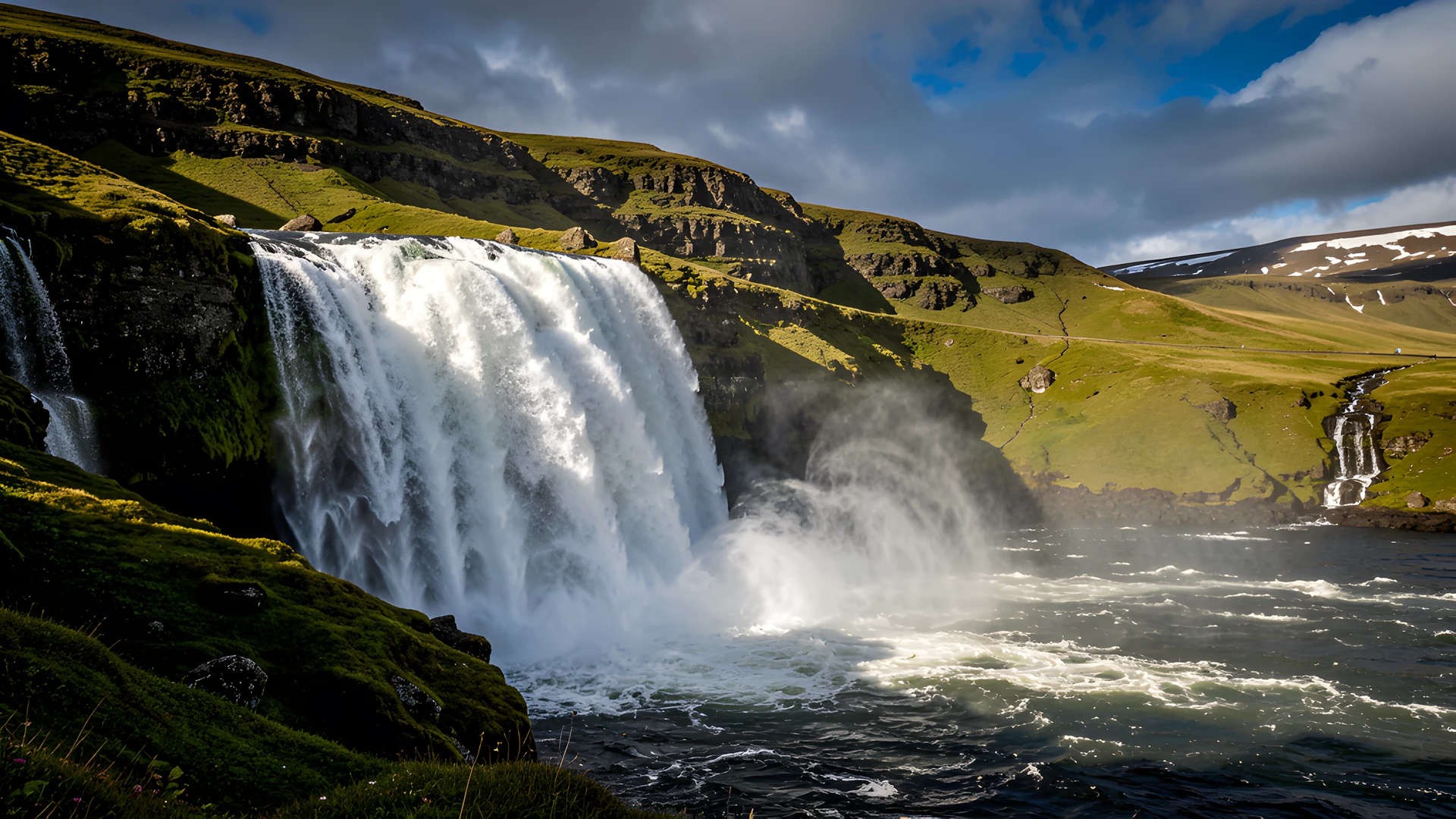 Golden Waterfall