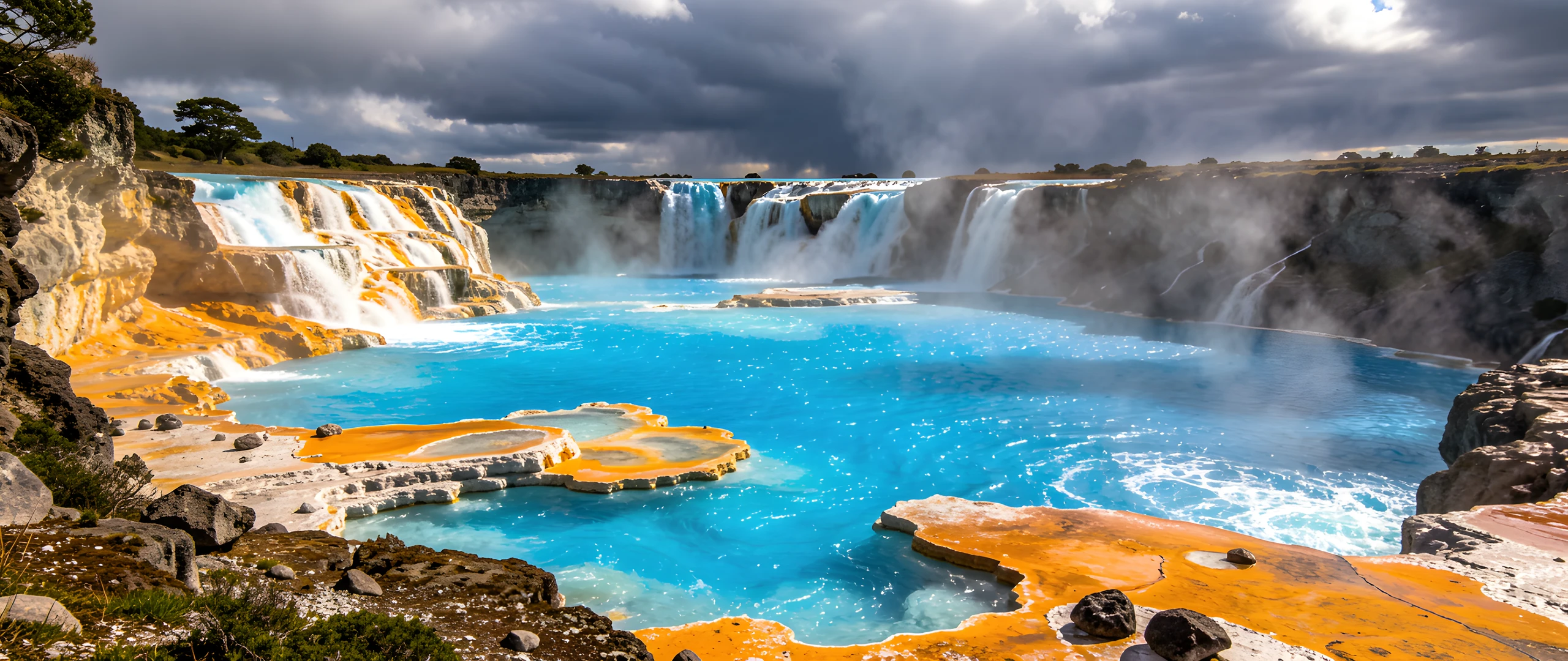 Thermal Blue Oasis