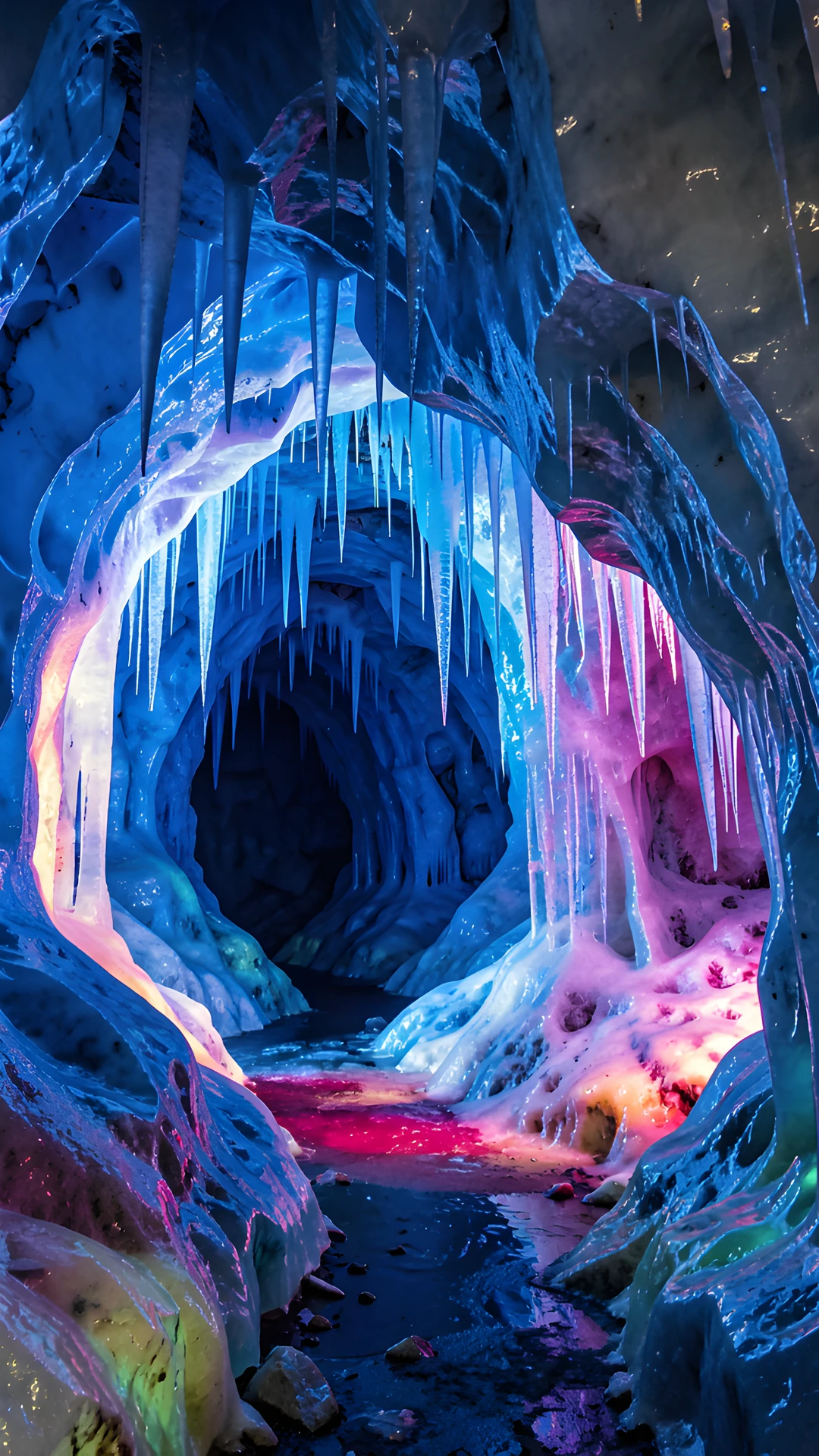 Frozen Azure Oasis