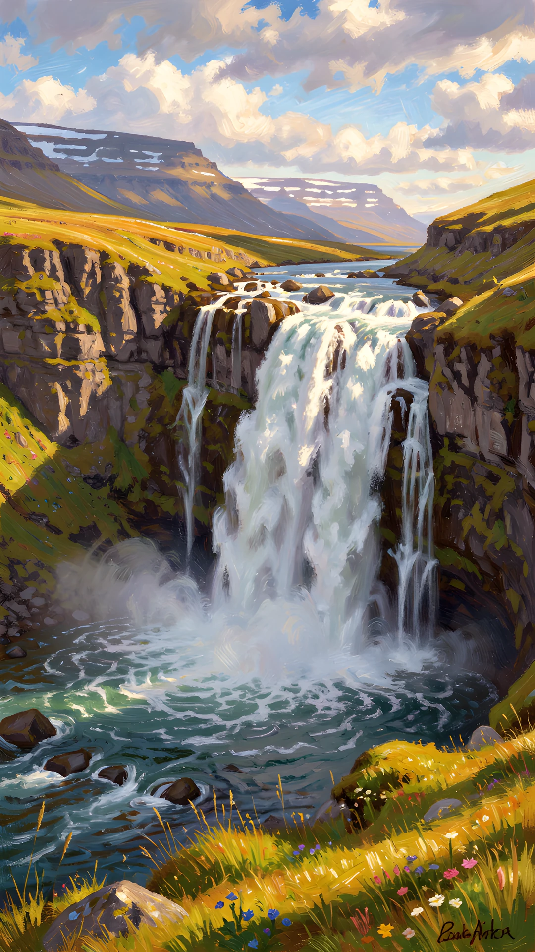 Icelandic Waterfall