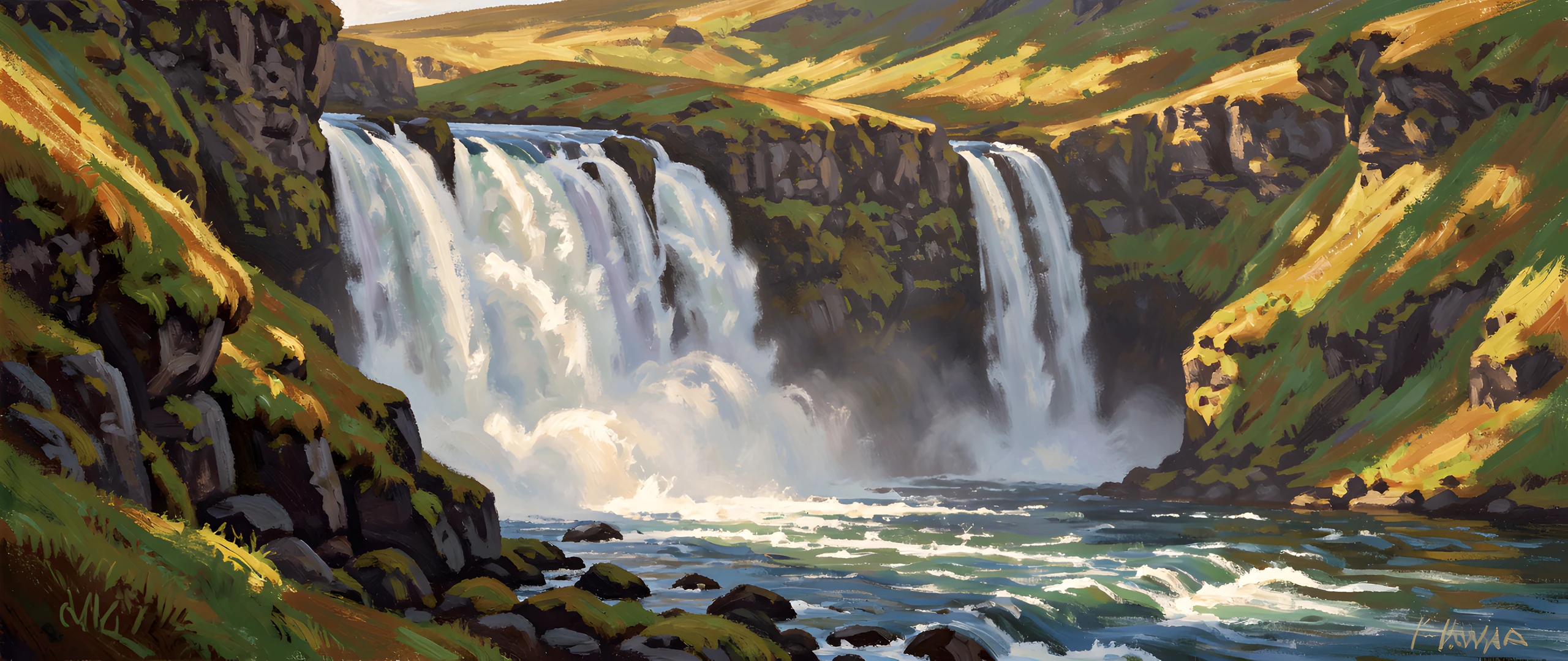 Icelandic Waterfall