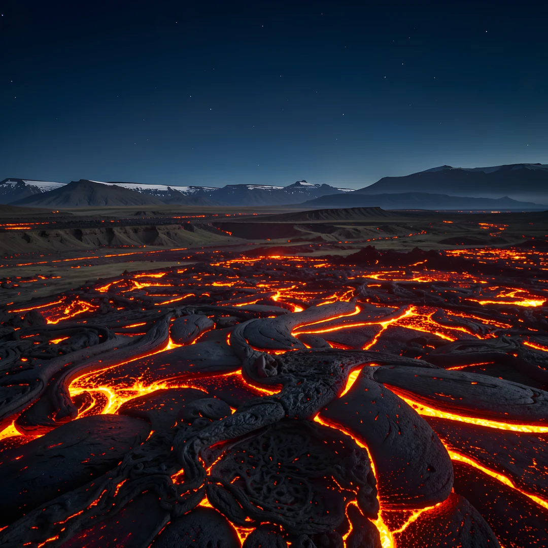 Icelandic Lava Fields