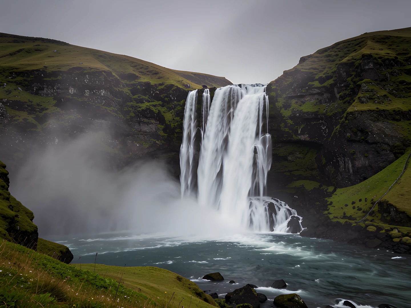 Frozen Mist Falls