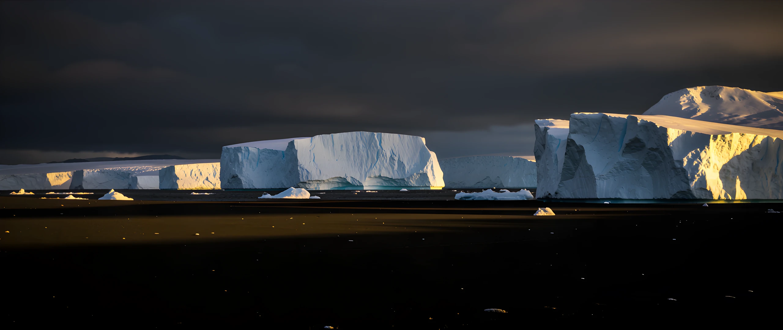 Frozen Tundra Landscape