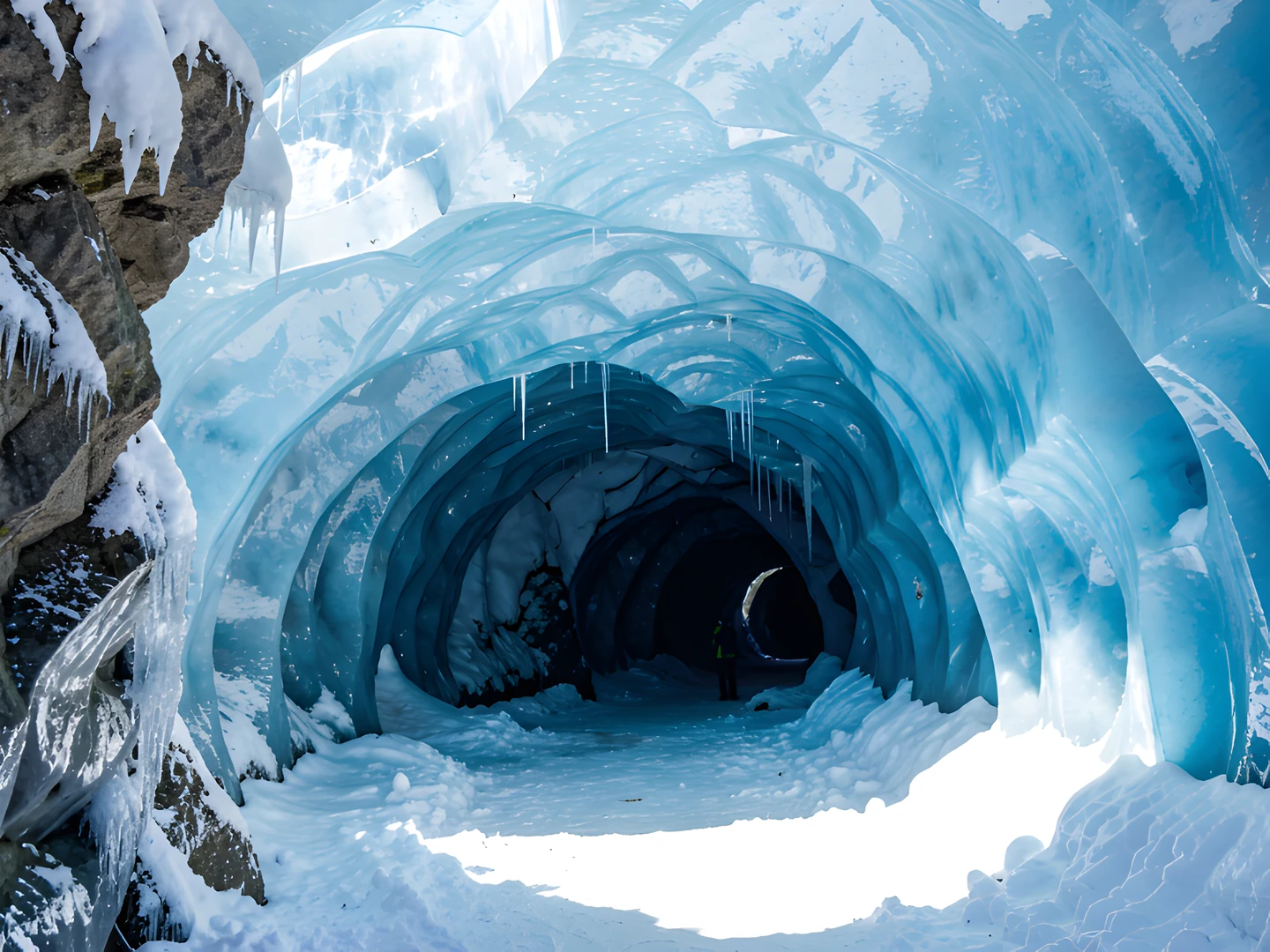 Frozen Glacier Cove