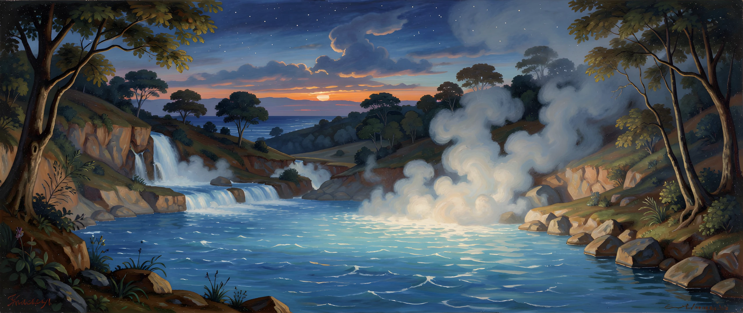 Dappled Lake Night