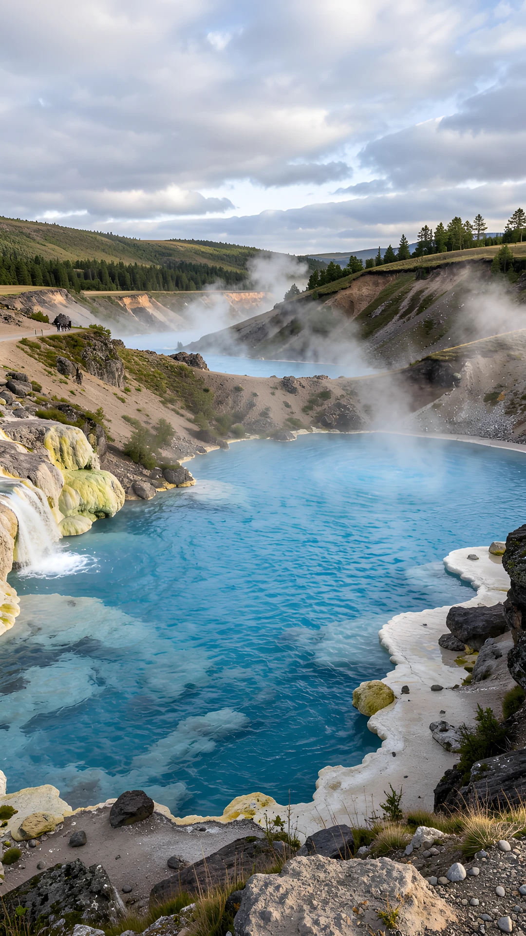 Steaming Blue Oasis