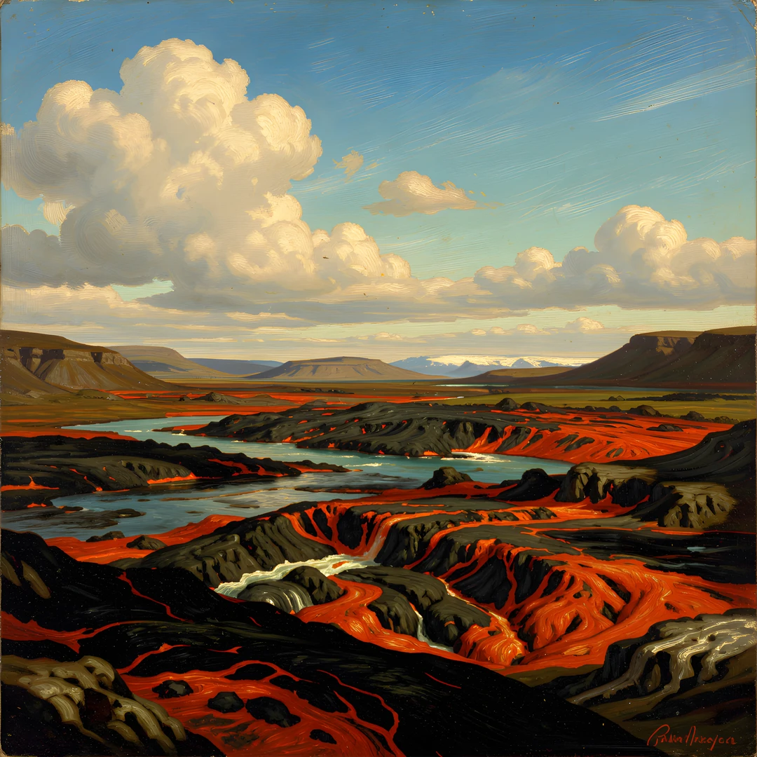 Golden Lava Fields