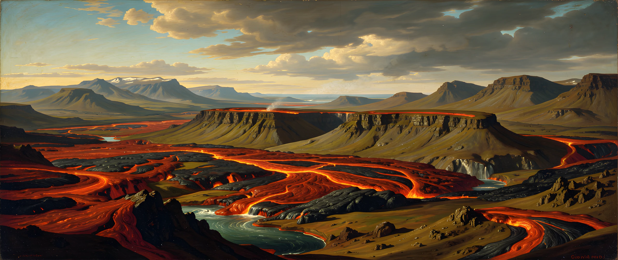 Lava Field Scene