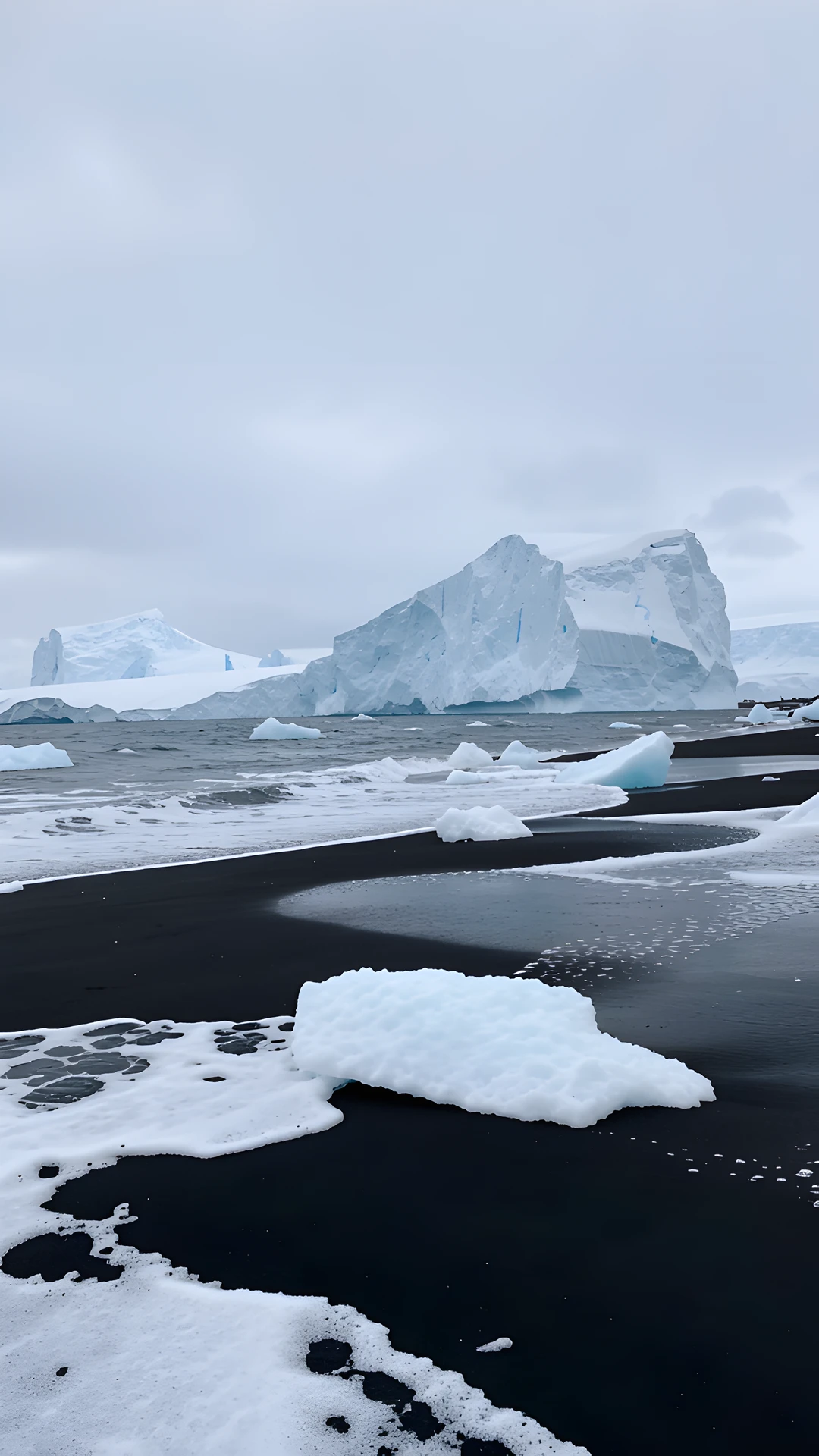 Frozen Arctic Landscape