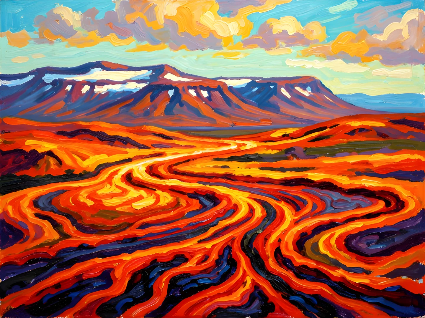 Icelandic Lava Fields