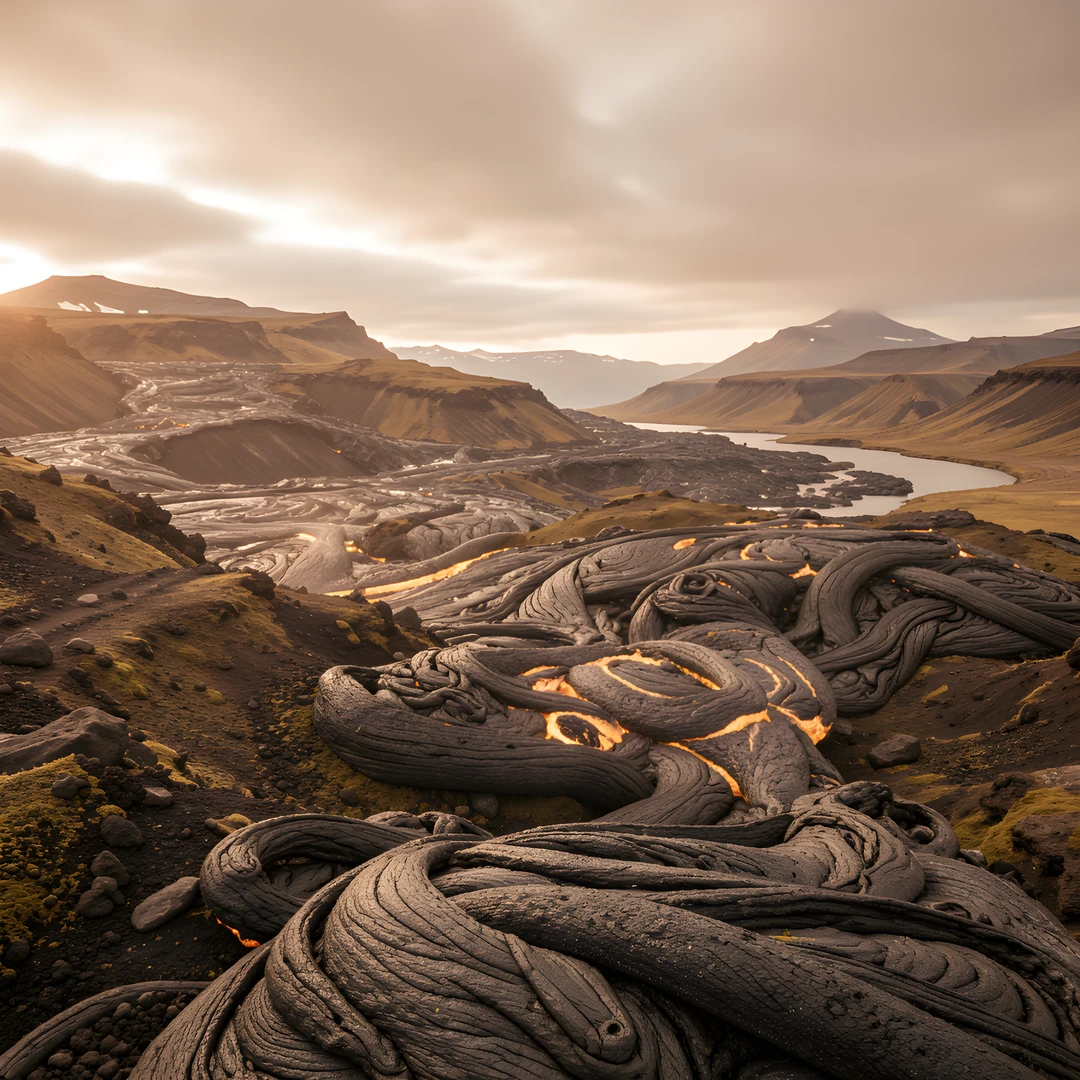 Icelandic Lava Glow