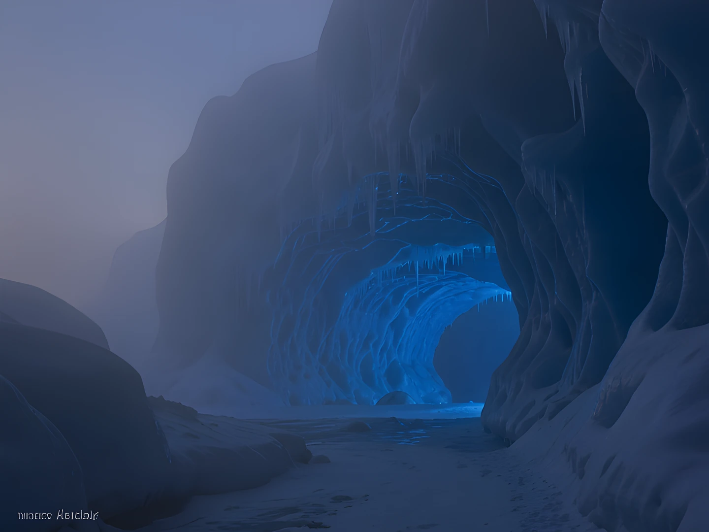 Frozen Ocean Blue