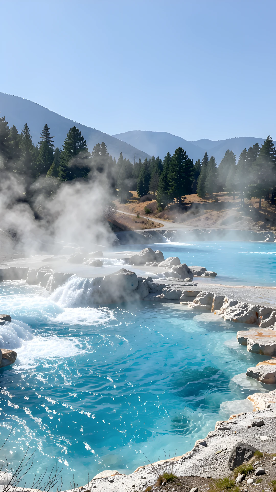 Lavender Geyser Pool