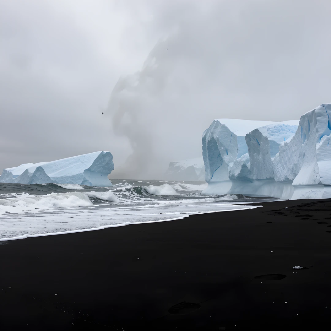 Frozen Dark Ocean