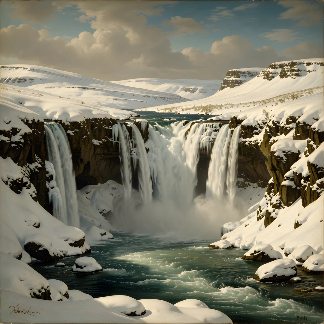Frozen Dutch Falls