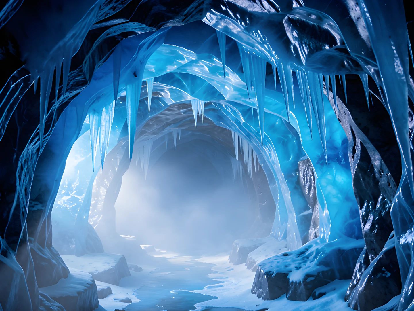Ice Blue Oasis