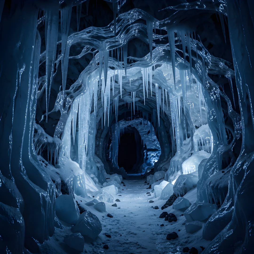 Frozen Blue Depths