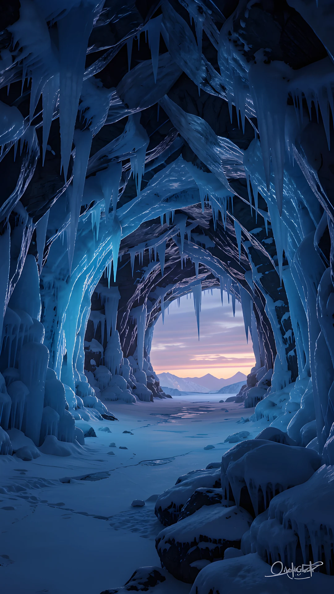 Frozen Glacier Dome