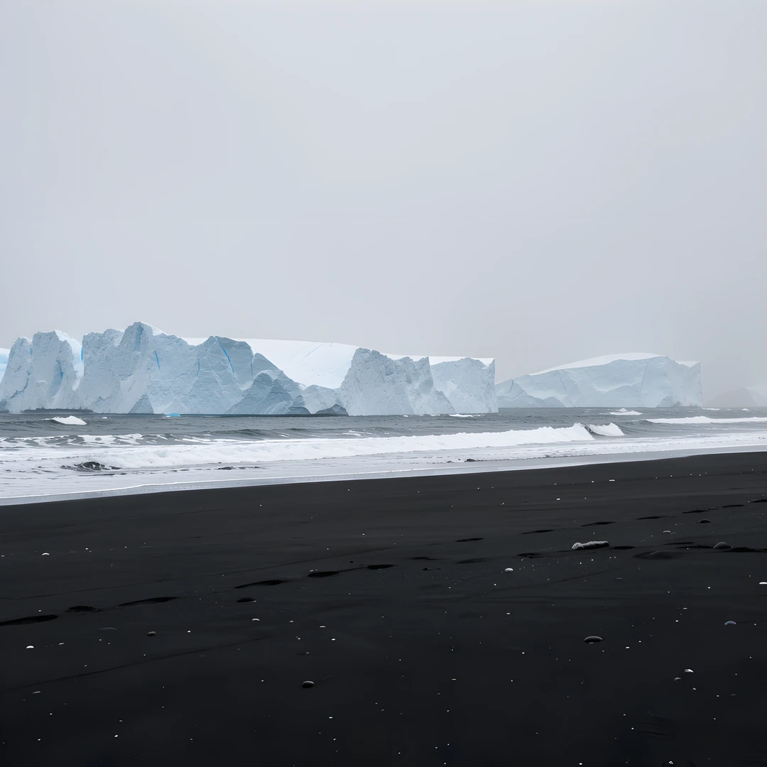 Frosty Arctic Shore