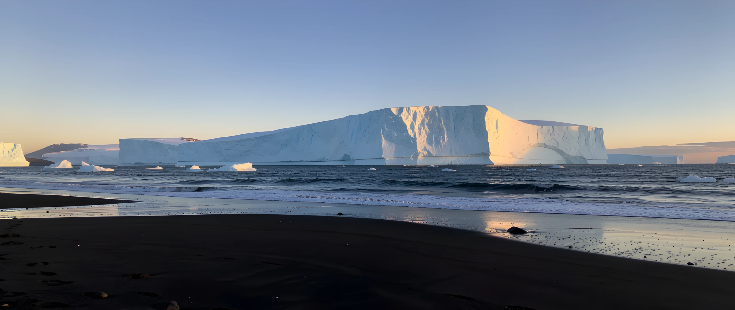 Dark Arctic Landscape