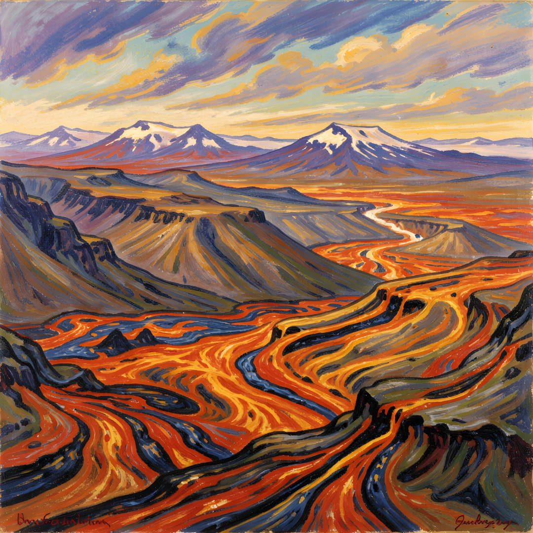 Icelandic Lava Fields
