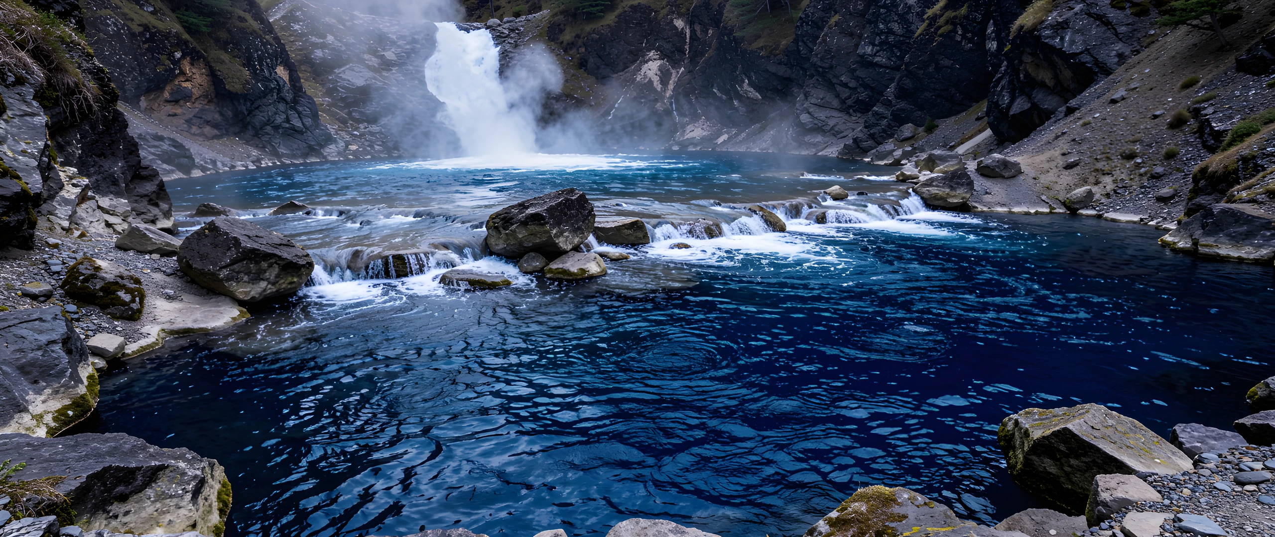 Steaming Water Jets
