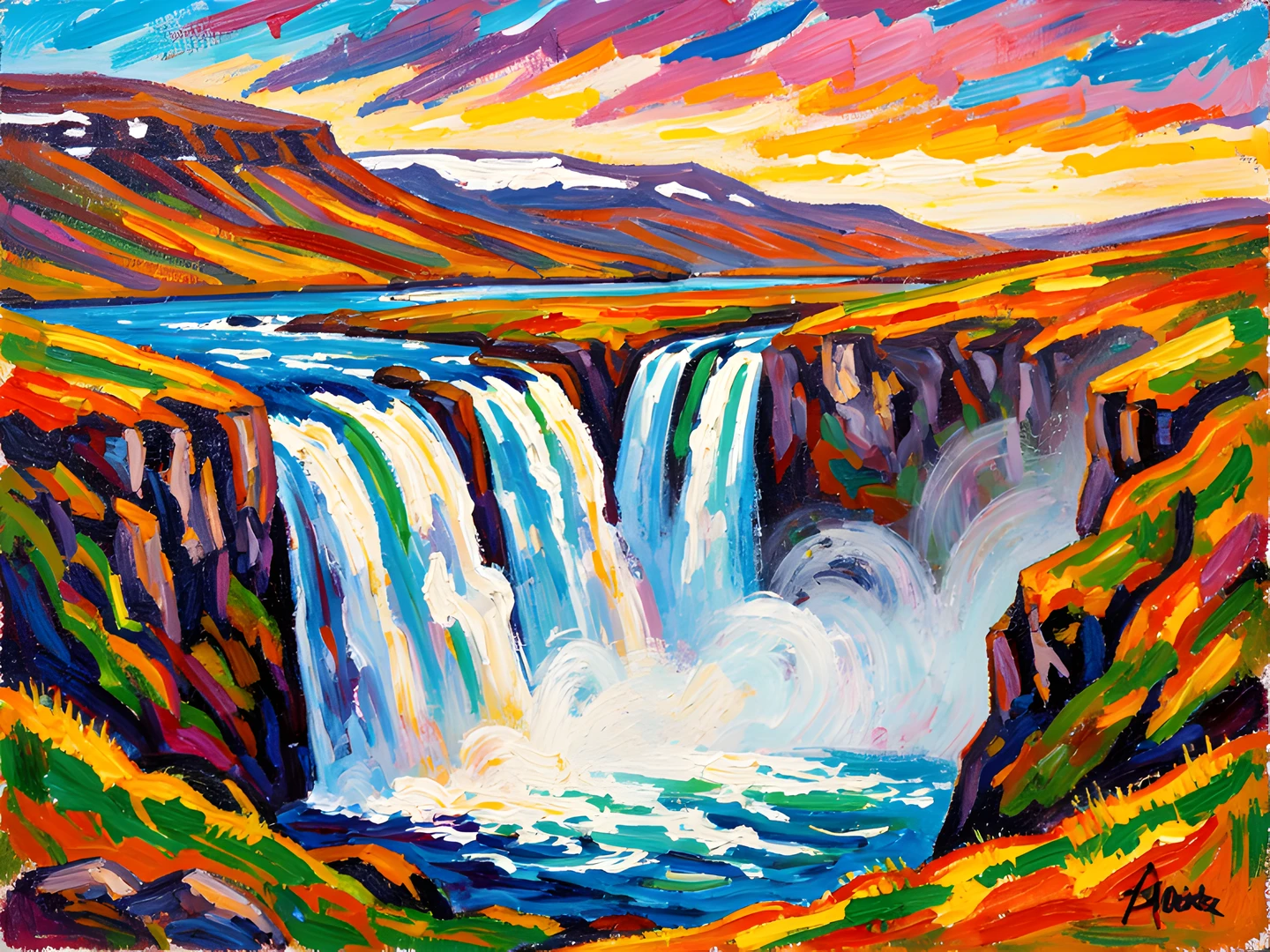 Icelandic Brushstrokes
